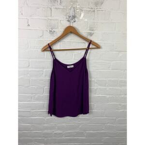 Babaton Women's V-Neck Everly Camisole Tank Top Sleeveless Lined Purple Size XXS